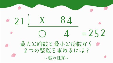 【中学受験攻略】最大公約数や最小公倍数の計算方法をマスターして数の性質を得意にしよう！