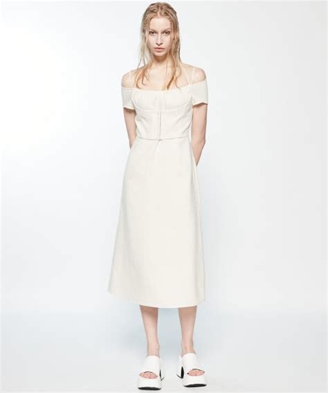 MUSINSA公式 HAE BY HAEKIM LAYERED CORSET DRESS IVORY