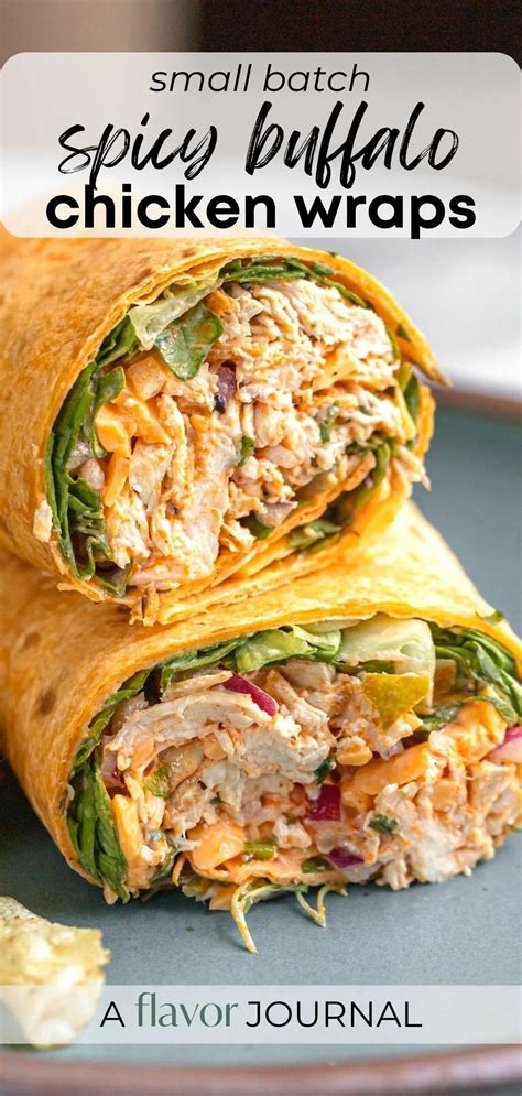 Spicy Buffalo Chicken Buffalo Chicken Wrap Recipe Spicy Chicken Wrap