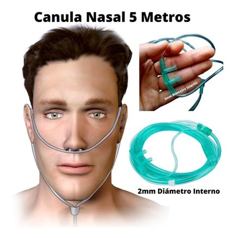 Canula Nasal Para Oxigeno Adulto Mts Para Oxigenador Meses Sin