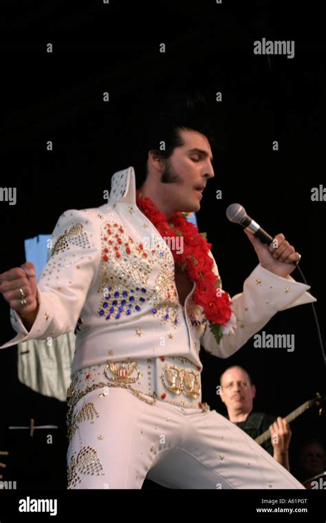 Elvis Presley Impersonator Festival In Collingwood Ontario Canada