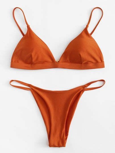 Spaghetti Underwired High Cut Bikini Swimsuit Artofit