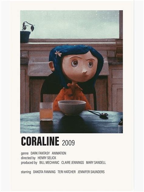 Coraline Alternative Movie Poster Poster For Sale By Andrewmichel