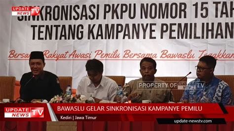 Kediri Bawaslu Gelar Sinkronisasi Kampanye Pemilu YouTube