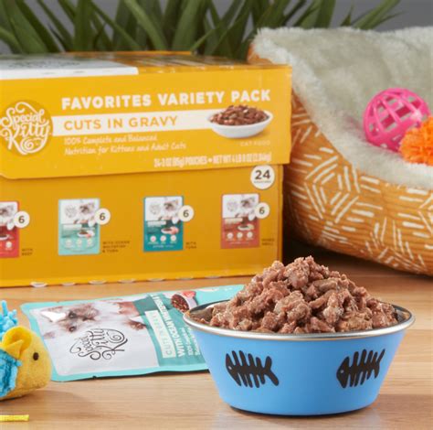 Special Kitty Favorites Variety Pack Wet Cat Food – Beef, Whitefish ...
