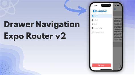 Drawer Navigation In Expo Router V2 Expo SDK 49 React Native