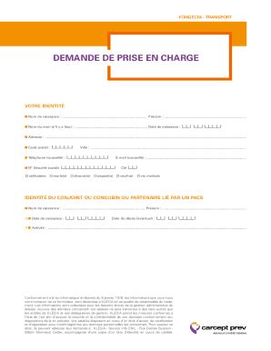 Remplissable En Ligne Notice Explicative Demande De Prise En Charge