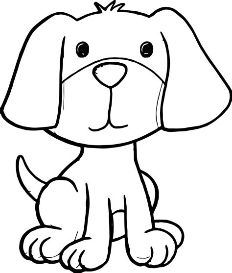 Cute Cartoon Dog Coloring Pages at GetColorings.com | Free printable ...