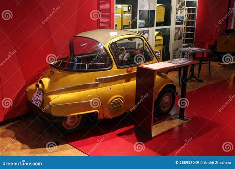 Nuremberg Germany August Bmw Isetta A Microcar Used