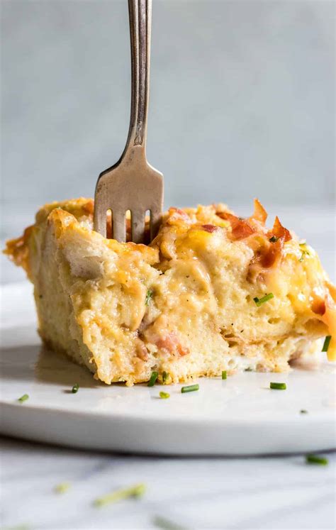 Overnight Bacon And Cheese Strata House Of Yumm