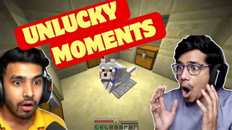 Minecraft Unlucky Moments Of Indian Gamers 🛑 Gamerfleet Techno Gamerz