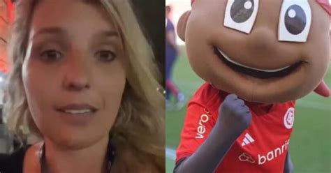 Repórter Alega Ter Sido Vítima De Importunação Sexual Por Mascote Do Inter