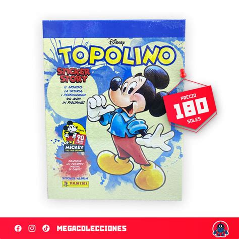 Álbum Tapa Dura Mickey Mouse 90 años Panini Megacolecciones