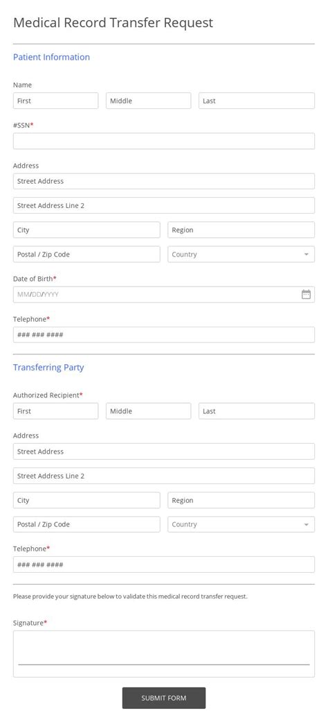 Medical Forms Healthcare Form Templates 123 Form Builder