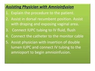 Amnioinfusion | PPT