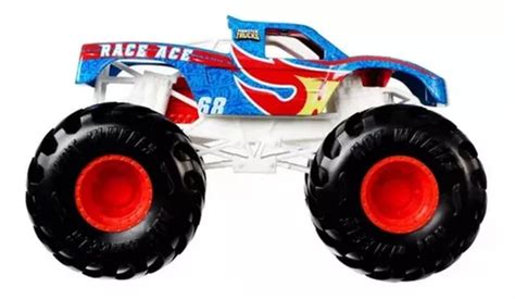 Hot Wheels Carrinho Monster Trucks Race Ace Mattel Fyj Mercadolivre