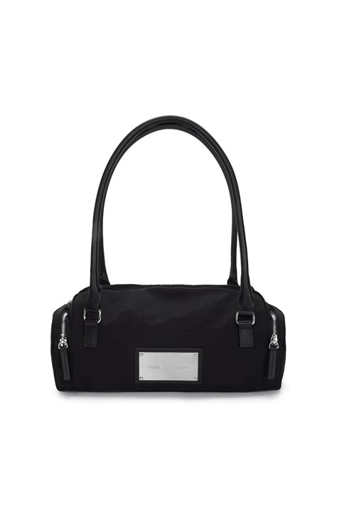 Nylon Boston Bag In Black Matinkim