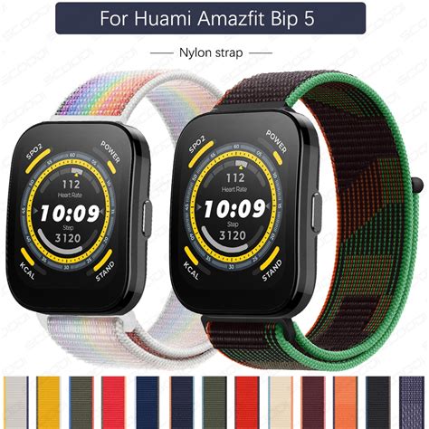 Dây Đeo nylon 22mm Cho Đồng Hồ Thể Thao Thông Minh huami amazfit bip 5