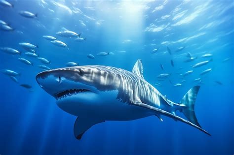 Premium AI Image | shark in ocean