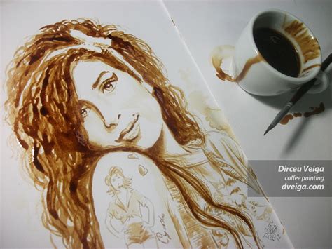 Awesome Coffee Paintings By Dirceu Veiga Art Spire