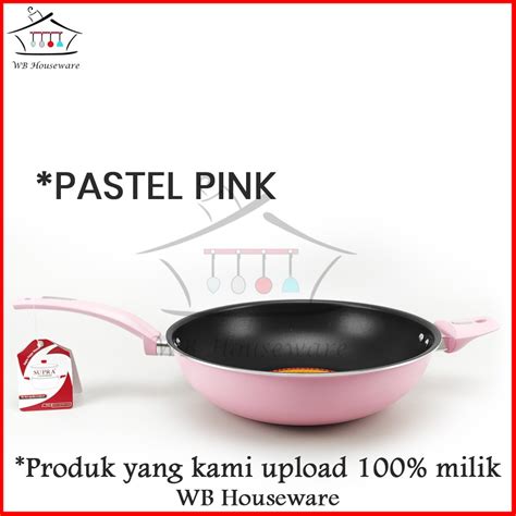 Jual Panci Stiw Wok Teflon Cm Supra Pastel Turquoise Wajan Induksi