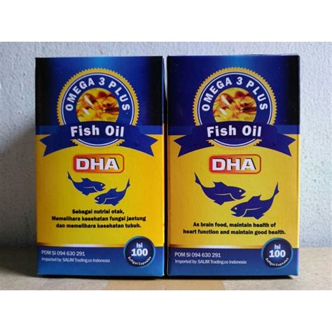 Jual Minyak Ikan Fish Oil Omega 3 Dha Shopee Indonesia