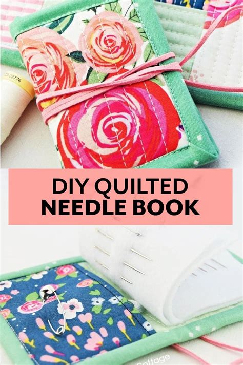 Quilted Needle Book Sewing Tutorial From Apple Green Cottage In