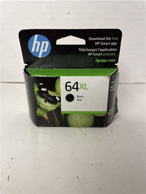 Genuine Hp 64xl Black Ink Cartridge N9j92an Factory Boxed Exp Feb 2024 190780812006 Ebay