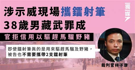 涉示威現場攜鐳射筆 38歲男藏武罪成 官拒信用以驅趕馬騮野豬 獨媒報導 獨立媒體