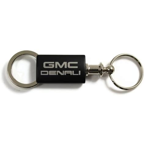 Gmc Denali Black Anodized Aluminum Valet Key Chain