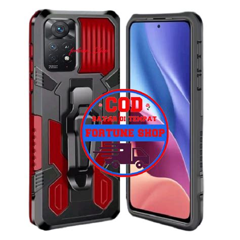 CASE HP COCOK UNTUK HP XIAOMI REDMI NOTE 11 PRO 5G CASING STANDING BACK