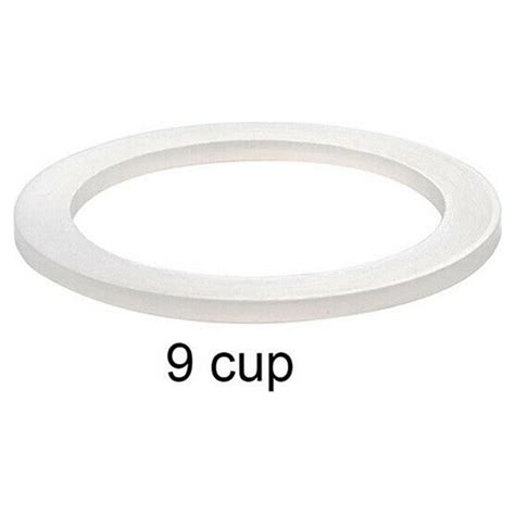 Replacement Gasket Seal For Coffee Espresso Moka Stove Pot Top Silicone Rubber