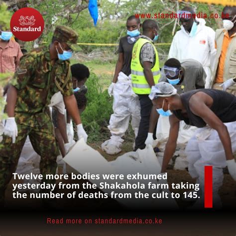 The Standard Digital On Twitter More Bodies Retrieved From Shakahola