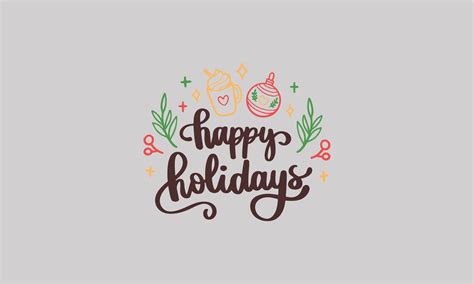 happy holiday letter vector flat design 34989140 Vector Art at Vecteezy