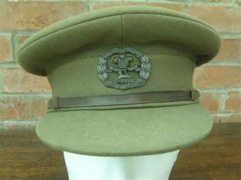 Ww British Army Officers Khaki Service Dress Cap South Lancashire In