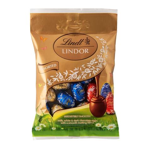 Lindt Lindor Assortment Of Chocolate Eggs With A Filling Dolgulu