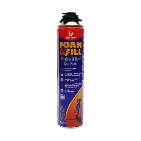 Foam And Fill® Window And Door Polyurethane Gun Foam Sealant