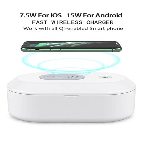 Wireless Charger Sterilization Sanitizer Cellphone Sterilization Uv