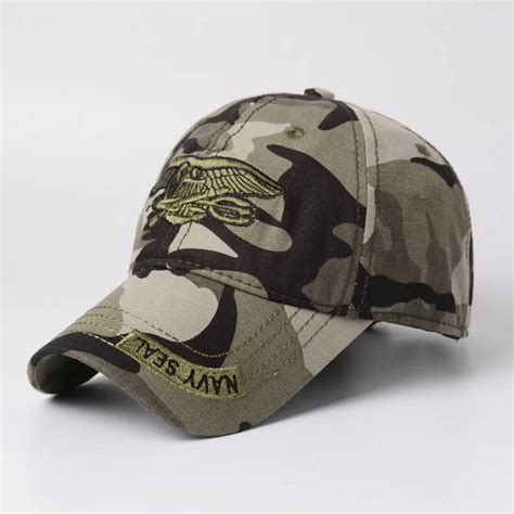 High Quality Camo Baseball Cap Men Camouflage Navy Seal Tactical Cap