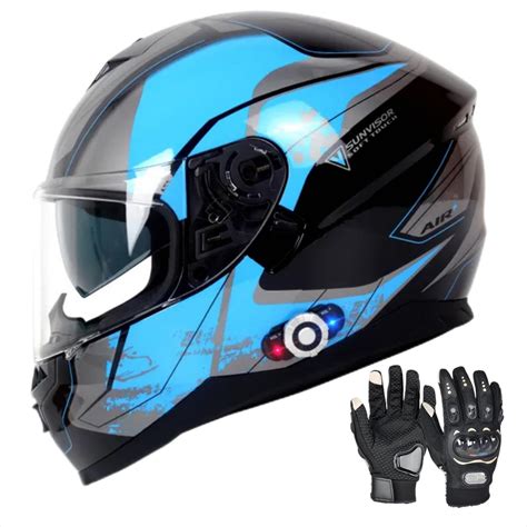 FreedConn BM12 Bluetooth Full Face Motorcycle Helmet With Intercom