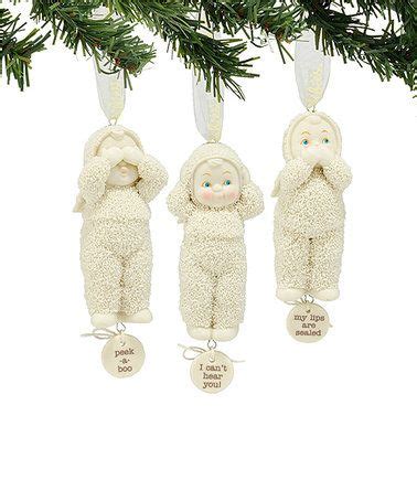 Another Great Find On Zulily Hear Speak See Snowbabies Ornament