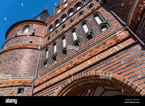 The Holsten Gate Is The Landmark Of The City And Besides The Castle