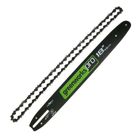 Greenworks Oem Bar And Chain 2904202 31101406 1