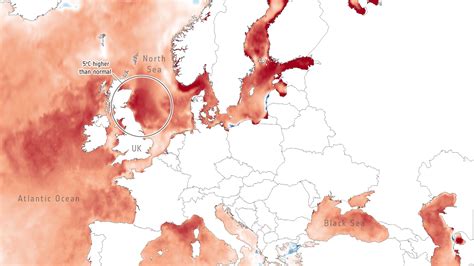 Satellites Observe Record Breaking Marine Heatwave Hit North Atlantic