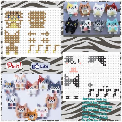 Saw These And Made A Pattern For Them Cause I Love Doing 3d Perlers