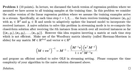 Problem 1 10 Points In Lecture We Discussed The