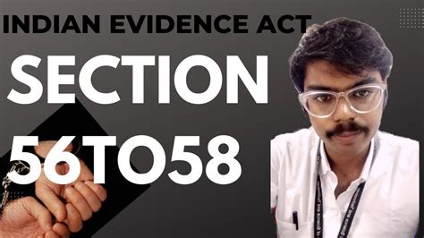 Indian Evidence Act Part Ii Section Fact Need Not To Be