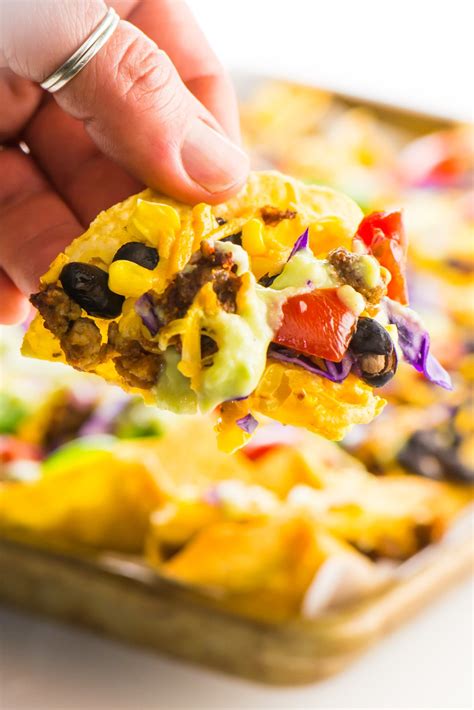 Baked Vegan Nachos - Namely Marly