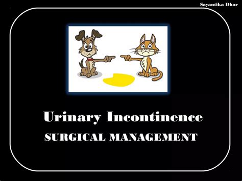 Surgical Management Of Urinary Incontinence Ppt