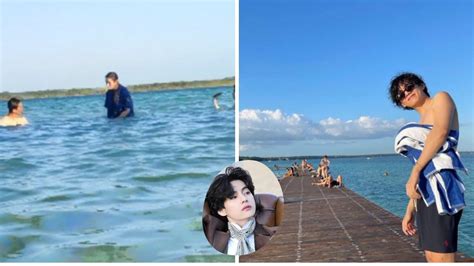 BTS Taehyung Hits The Beach In Skimpy Outfits And Melts Her Fans